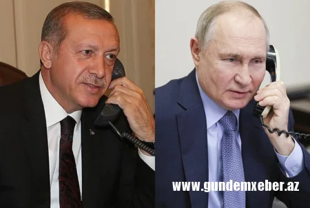 Ərdoğan Putinə zəng edib