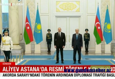 "Haber Global" İlham Əliyevin Qazaxıstana rəsmi səfəri ilə bağlı videosüjet hazırlayıb