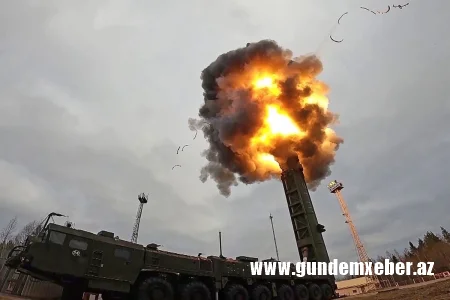 Rusiya Silahlı Qüvvələri qitələrarası raketlər buraxıb