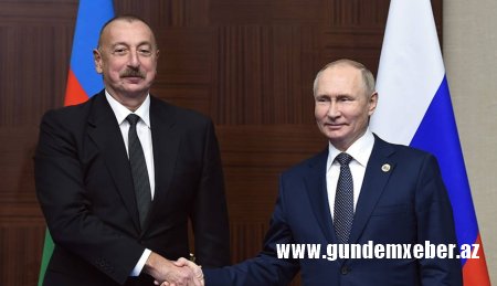 Putin İlham Əliyevə zəng etdi - Bu məsələlər müzakirə olundu