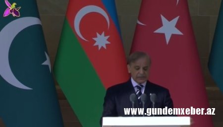 Şahbaz Şərif: Bakıda JF-17 qırıcılarının səsinə qərq olan səmanı seyr etmək qürurlu görüntüdür