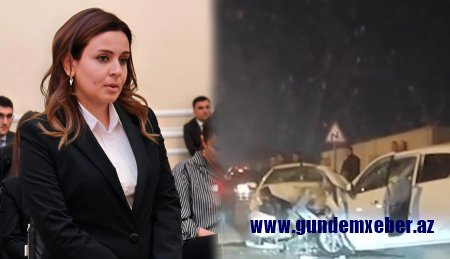 Hakimin öldüyü qəzanın görüntüləri - VİDEO
