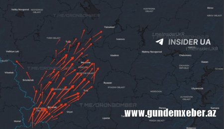 SON DƏQİQƏ: Ukrayna100-lərlə dronla Moskvaya HÜCUM ETDİ - Hava limanları BAĞLANDI