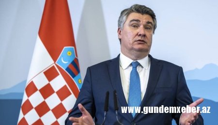 Xorvatiya prezidenti: “Aİ vahid dövlət deyil, "pişik sürüsü”dür"