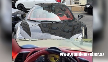 Avtobus zolağına girən “Ferrari” cərimə meydançasına salındı