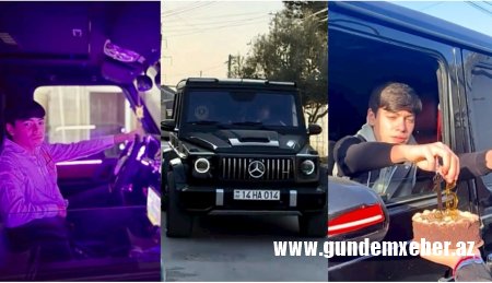 Atasının "Galenvagen"ində ad gününü qeyd edən azyaşlı tapıldı — Atası cərimələndi