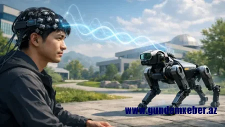 Çində düşüncə ilə idarə olunan robot-it təqdim edildi