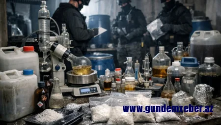 Bolqarıstanda ölkənin narkotik bazarını təmin edən gizli laboratoriya aşkarlandı