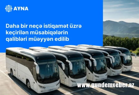 Şəhərlərarası marşrutları üzrə müsabiqənin növbəti qalibləri müəyyən edilib