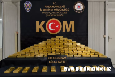 Türkiyədə din arxasında gizlənənlər, bircə ünvandan 200 kilo külçə qızıl çıxdı