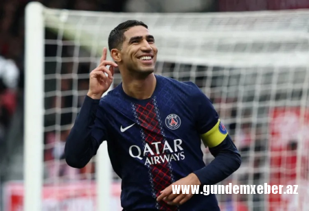 Əşrəf Hakimi dünyanın ən yaxşı cinah müdafiəçiləri reytinqində birinci yerdədir