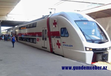Gürcüstanda dəmir yolu ilə daxili sərnişindaşımalar azalıb