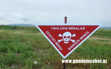 1829,3 ha ərazi minalardan təmizlənib