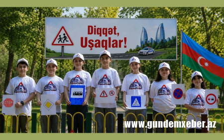Yol polisi "Diqqət, uşaqlar!" devizi altında təhlükəsizlik aylığı keçirəcək