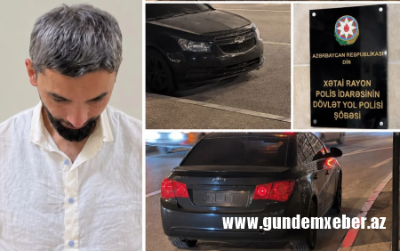 Narkotikin təsiri altında maşın sürən şəxs həbs olundu