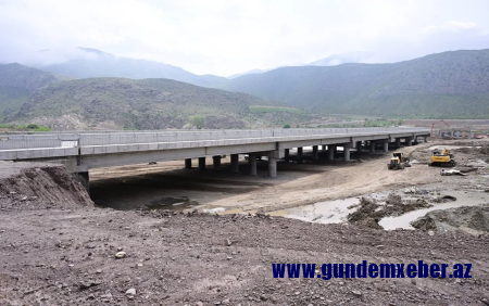 Ağbənd-Kəlalə avtomobil körpüsünün tikintisi başa çatdırılıb