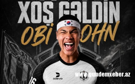 “Karvan-Yevlax” koreyalı futbolçu transfer etdi
