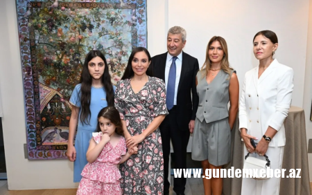 Leyla və Arzu Əliyevalar qızları ilə birlikdə Madriddə