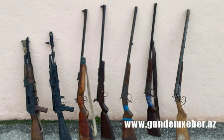 Ötən gün 9 odlu silah aşkarlanıb