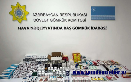 Sərnişinlərin baqajından minlərlə dərman və siqaret aşkarlandı