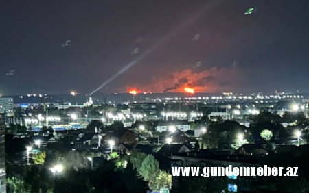Ukrayna Rusiyada neft emalı zavoduna və Ozon anbarına zərbələr endirdi