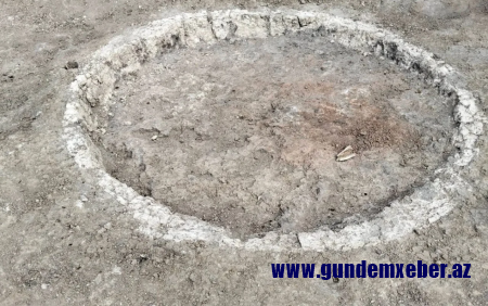 Xudutəpədə gildən hazırlanmış ocaq qurğuları tapıldı