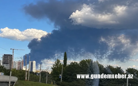 Ukrayna Ufada neft emalı zavoduna hücum edib