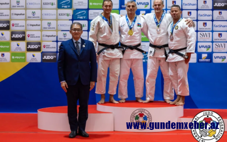 Daha iki veteran cüdoçumuz qızıl medal qazandı