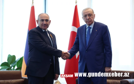 Ərdoğan Paşinyanı qəbul etdi