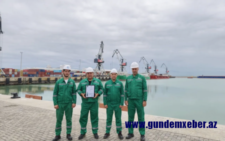 Bakı Limanı 4 beynəlxalq ISO standartı üzrə təkrar sertifikatlaşdırmadan keçdi
