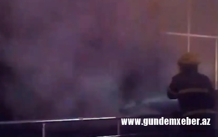 Xaçmazda mağaza yandı