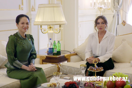 Azərbaycanın və Kambocanın birinci xanımları görüşdülər