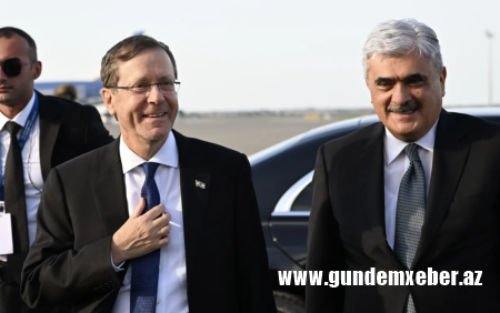 İsrail Prezidenti Azərbaycana gəldi