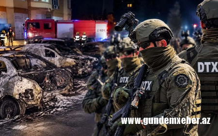 DTX Masazırda avtomobillərin yandırılmasını təşkil edən şəxsi xaricdə saxlayıb