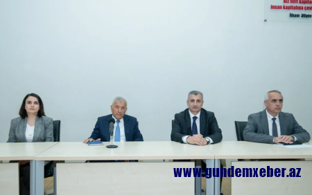 Rektor PKTU-BMU Mühəndislik fakültəsinin tələbələri ilə görüşüb