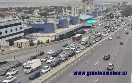 Bir sıra yollarda sıxlıq yarandı