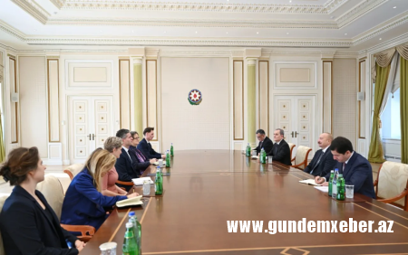 İlham Əliyev Niderlandın xarici işlər nazirini qəbul etdi
