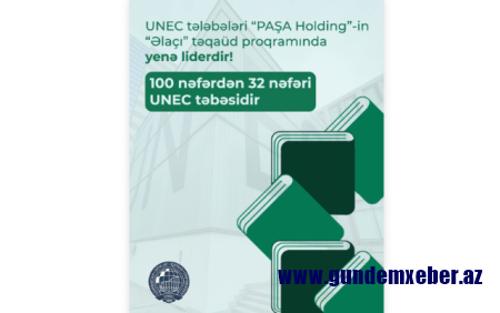 UNEC tələbələri “Əlaçı” təqaüd proqramında yenə liderdir!
