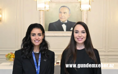 Leyla Əliyeva Şeyxa Əl Nuveysi ilə görüşdü