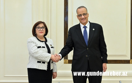 Sahibə Qafarova İƏT Baş katibi ilə görüşüb