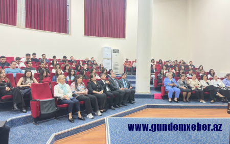 AzTU YTİ direktoru NDU-da mühazirə oxuyub